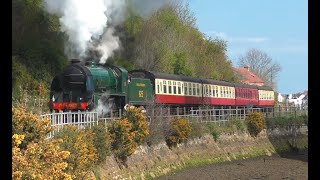 NYMR - Shadow Running with S15 825, DMU and Class 25 prior to re-opening of railway on 15th May