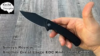 Civivi Sinisys Review; A Great Long EDC Knife that's Easy to Carry