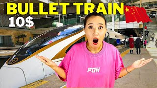 First Time Riding China’s FASTEST BULLET Train from Shanghai to Changzhou 🇨🇳