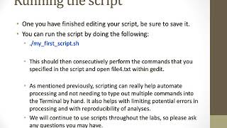 Introduction To Scripting