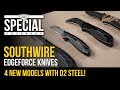 Southwire EdgeForce D2 Steel Pocket Knives: Drop Point, Sheepsfoot, Hawk Bill & Tanto Camo!