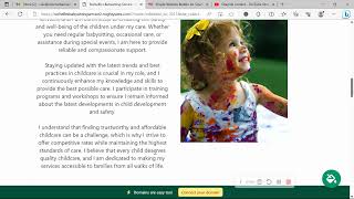 How to Create Simple Website for Babysitter Service - No Coding