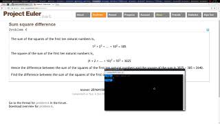 006. Sum square difference -- Project Euler -- Sidef