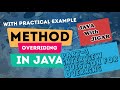 What is the benefit of java method overriding and interview questions - Part3