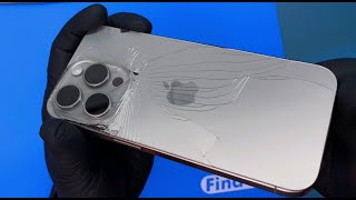 iPhone 15 Pro замена крышки/заднего стекла с полным разбором