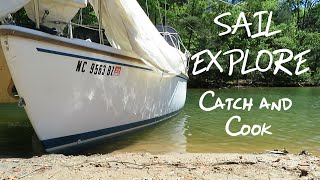 Catalina 22 - Weekend Sailing Adventure (catch and cook) - Ep.2