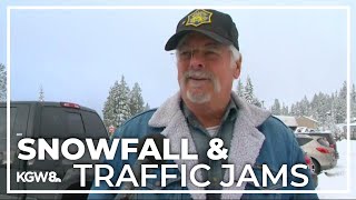 Oregon Department of Transportation warns drivers to be 'extra careful' in weekend's winter weather
