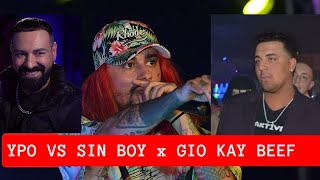 Υποχθόνιος Δικαζει Sin Boy κ ανοίγει Beef με Gio Kay 🥩🥰🥸🥷🍿