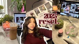 2025 RESET: healthy habits, organisation, getting it together.