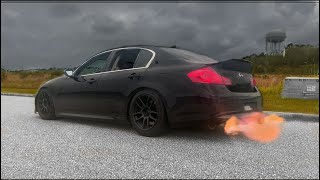 2013 g37s shooting big flames