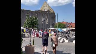 Visby, Sweden:  Walking Around the Medieval Walled City of Visby