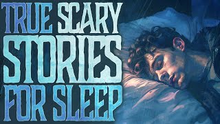 2.5 Hours of True Scary Stories with Rain Sound Effects - Black Screen Horror Co