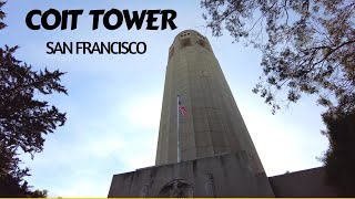 [4K] San Francisco: Hiking the Iconic COIT TOWER from Market Street (San Francisco, California)