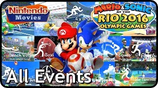 Mario and Sonic at the Rio 2016 Olympic Games - All Events Multiplayer