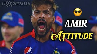 Mohammad Amir Angry Mood | Mohammad Amir Bowling | Karachi Kings Vs Lahore Qalandars | Itx Zeeshan