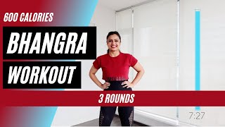 600 Calorie BhangraFit Workout | Fat Burning Dance Workout | DJ Frenzy #BhangraFit #JassieGill