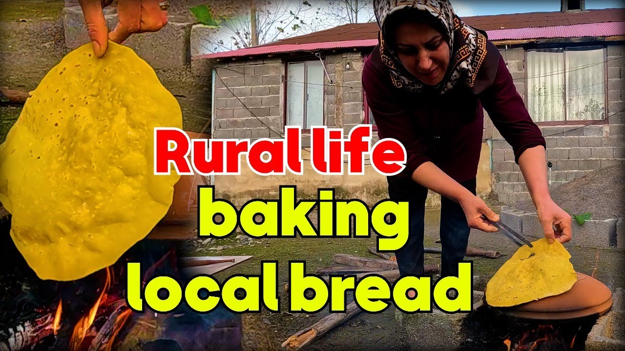 Rural Life Baking Local Bread Youtube