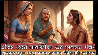 এতিম মেয়ে কঠিন লড়ায়ে গল্পঃ । The story of an orphan girl fighting hard । motivational story