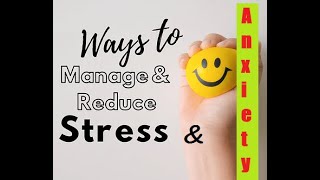 Daily Habits to Reduce Stress and Anxiety, Stress Management, Depression