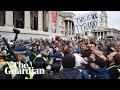 Clashes erupt as thousands attend anti-lockdown protests in London