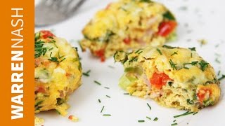 Omelette Muffin Recipe - Oven Baked in 15 mins - Recipes by Warren Nash