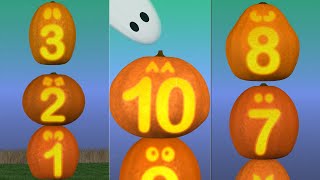 Let's Count Halloween Pumpkins: Numbers 1 to 10