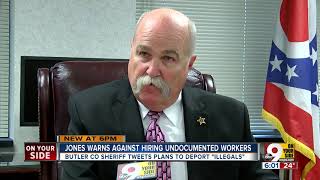 Butler County Sheriff tweets about companies that hire 'illegals,' vows to help with deportation