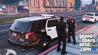 GTA 5 PC MODS - LSPDFR - POLICE SIMULATOR - EP 19 (NO COMMENTARY) CITY PATROL