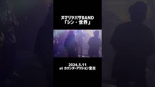 ヌマリツバサBAND「シン・世界」2024.5.11 #ヌマリツバサBAND #ヌマバン