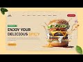 Build a Responsive Restaurant Website Design Using HTML and CSS Only