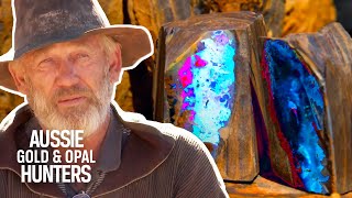 The Boulder Boys Find $80K Worth Of Opal In One Day! | Outback Opal Hunters