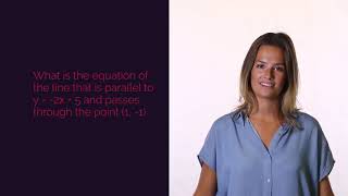 Equation Of Parallel Lines Graphs Maths FuseSchool