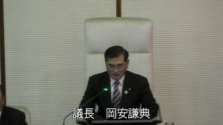 津山市議会令和元年12月定例会（11月25日）①会期の決定など