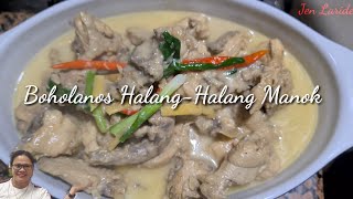 BOHOLANO'S HALANG-HALANG MANOK/SPICY GINATAANG MANOK