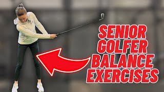 2 Exercises For Senior Golfers To Improve Balance \u0026 Stability (No Kneeling or Lying Down!!)