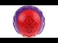 gigwi ball squeaker toy for dogs red purple l