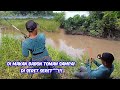 MANCING TOMAN DI SUNGAI YANG SANGAT BANYAK BABON TOMAN ,,SAMPAI DI SERET SERET