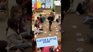 swat A letter - learning letter sounds fun way #excelledmontessori #futurescientists