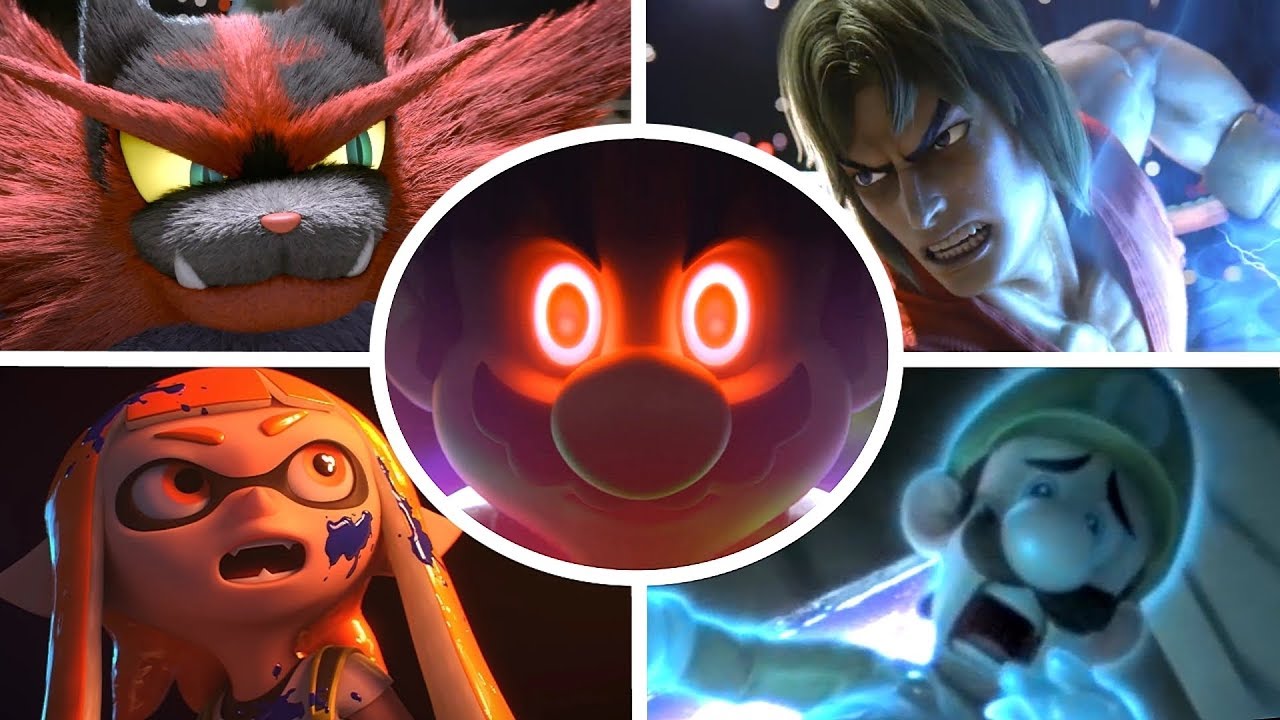 Super Smash Bros Ultimate All Cutscenes Cinematic Movie All Characters ...