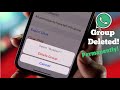 How to Delete: Remove WhatsApp Group Permanently!