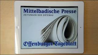 E-Paper der Mittelbadischen Presse - Neue Funktionen