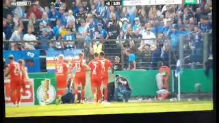 Meppen vs Hertha BSC 0:1 Selke provoziert Fans nach Tor