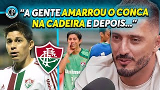 CONCA AMARRADO NA CONCENTRAÇÃO DO FLUMINENSE