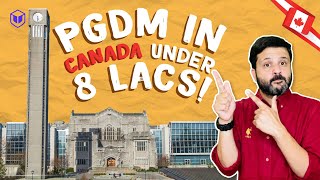 Cheapest PGDM Programs in Canada | Under 8 Lacs! | PGDM in Canada | Study Abroad 2023