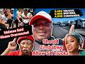 5000 South African Truck At The Border Of Mozambique. Should They Be Allowed? Julius Malema on Ghana