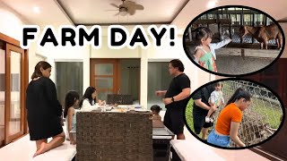 FARM DAY! WALANG TAKOT SI OLI SA MGA ANIMALS! | AustriaFamilyVlogs