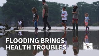 Health risks from the flooding in Texas could linger for months