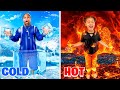 HOT VS COLD CHALLENGE 🔥❄️