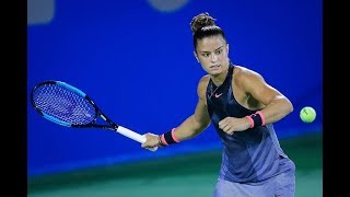 2017 Wuhan Second Round | Maria Sakkari vs. Caroline Wozniacki | WTA Highlights