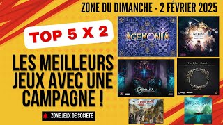 ZONE DU DIMANCHE: Épisode 194 - TOP 5 des meilleurs jeux avec une campagne (ÉDITION 2025)